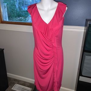 Pink/fuschia sleeveless dress size Medium